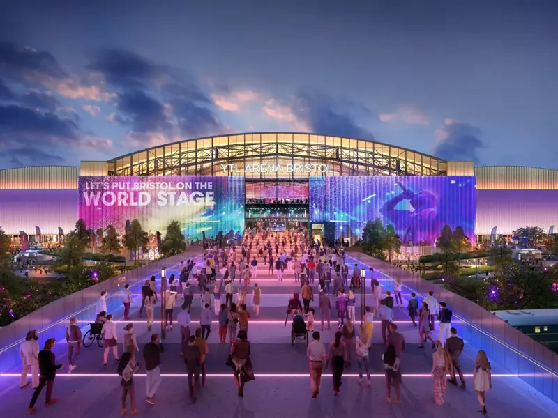 Mock up image of the YTL Arena Exterior