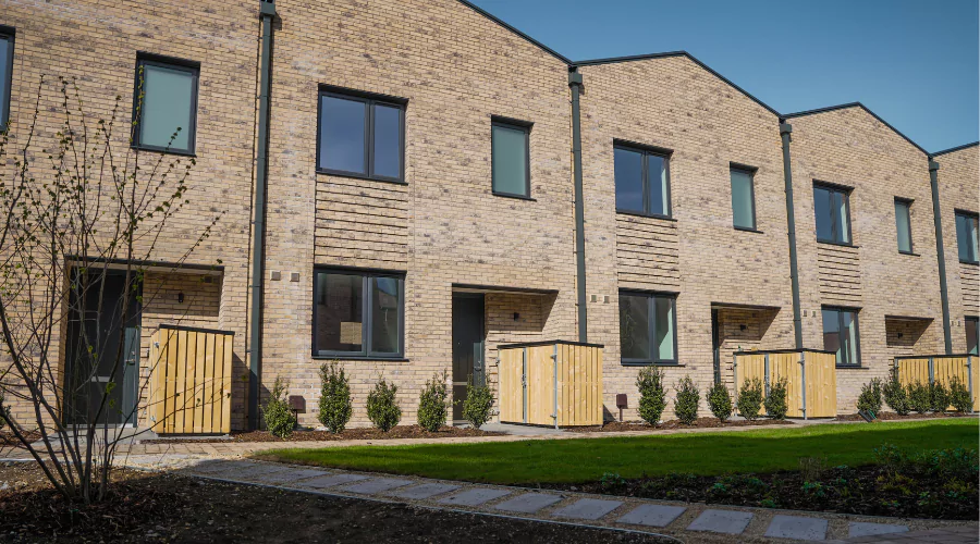 The Skylark Homes on a Landscaped Living Garden Street at The Heritage District